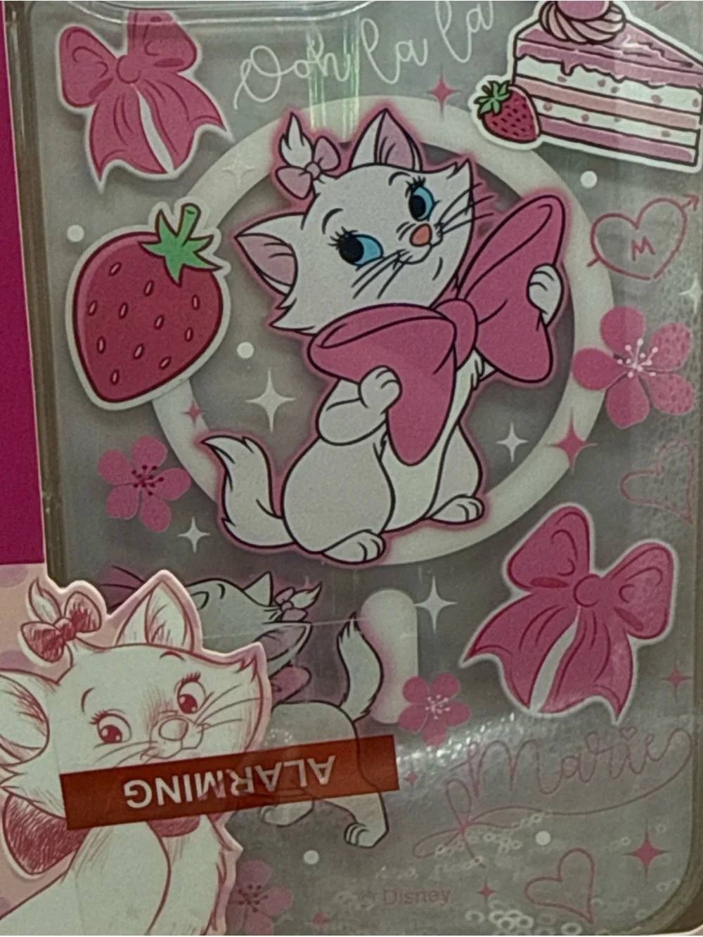 Disney The Aristocats iPhone 16 Pro Max Case - Pink White